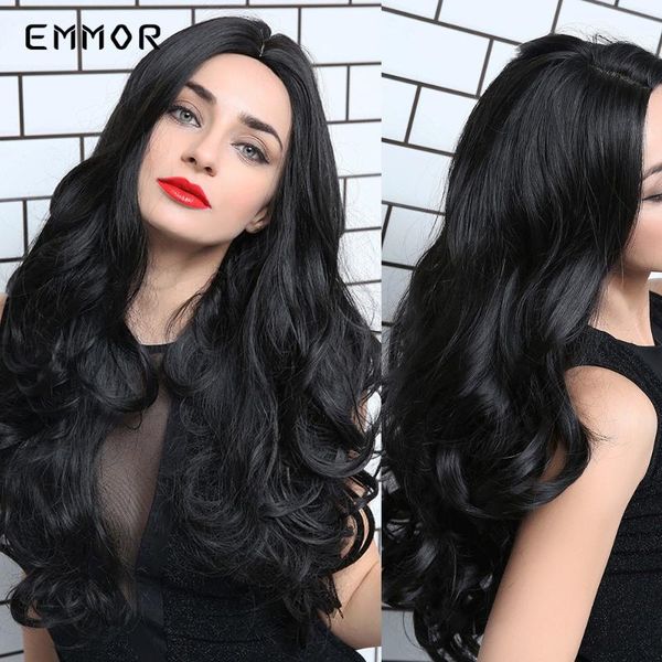 synthetic wigs emmor natural black long body wavy hair for women middle part cosplay heat resistant fiber wig
synthetic wigs emmor natural black long body wavy hair for women middle part cosplay heat resistant fiber wig