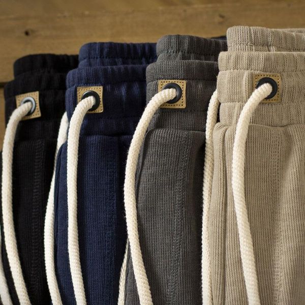 men's shorts knitted 4 colors heavy knit five-point trousers japanese basic drawstring elastic loose sports casual pants, White;black
men's shorts knitted 4 colors heavy knit five-point trousers japanese basic drawstring elastic loose sports casual pants, White;black