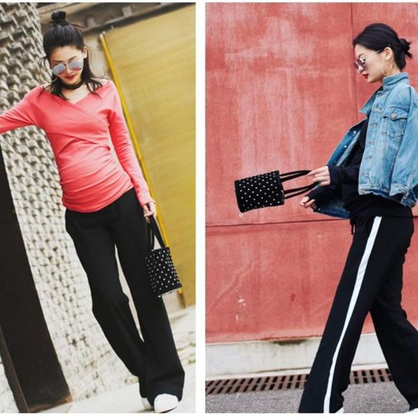 maternity bottoms clothing pregnant fashion clothes pregnancy women straight wide leg costume stomach lift pants with strips, White
maternity bottoms clothing pregnant fashion clothes pregnancy women straight wide leg costume stomach lift pants with strips, White