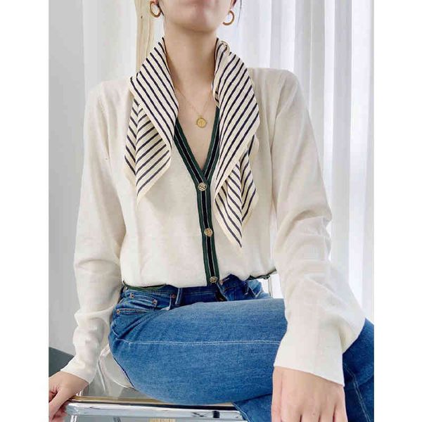 sweater classic contrasting color pocket knit cardigan women's soft waxy comfortable thin v-neck g54j, White;black
sweater classic contrasting color pocket knit cardigan women's soft waxy comfortable thin v-neck g54j, White;black