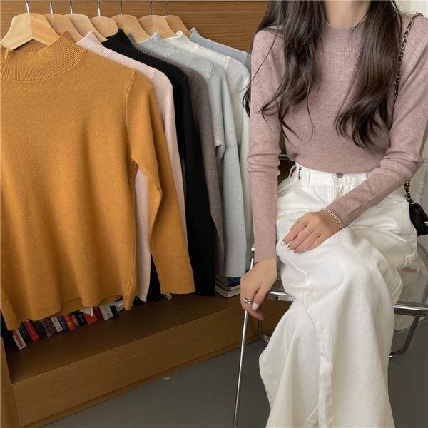 women's sweaters women knitted sweater basic 2021 pullover casual long sleeve autumn winter solid loose chic slim-fit tight soft, White;black
women's sweaters women knitted sweater basic 2021 pullover casual long sleeve autumn winter solid loose chic slim-fit tight soft, White;black