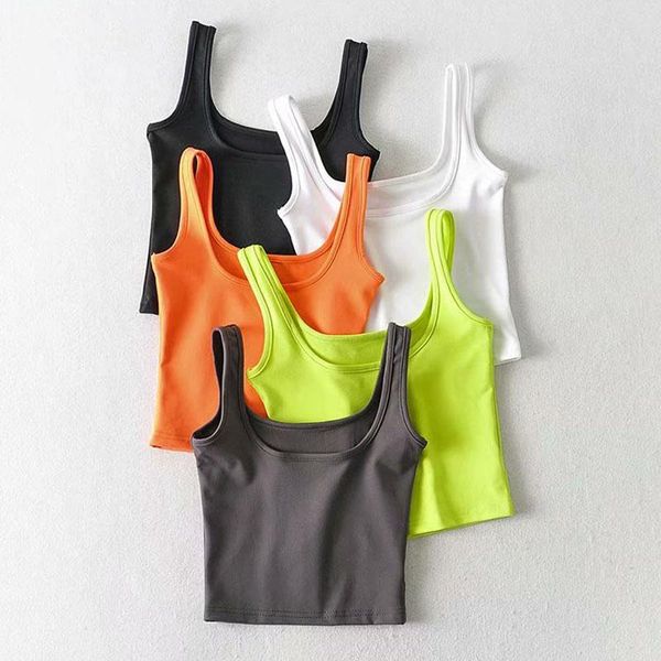 women's tanks & camis chic short sports fitness female candy color summer wild simple harajuku sweet word vest, White
women's tanks & camis chic short sports fitness female candy color summer wild simple harajuku sweet word vest, White