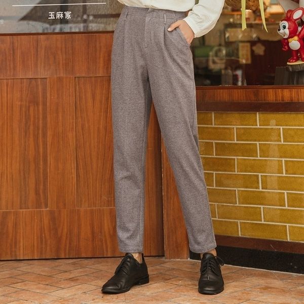 capris middle-waisted trousers radish harun pants 2021 winter arrivals women's thin, wool, Black;white
capris middle-waisted trousers radish harun pants 2021 winter arrivals women's thin, wool, Black;white
