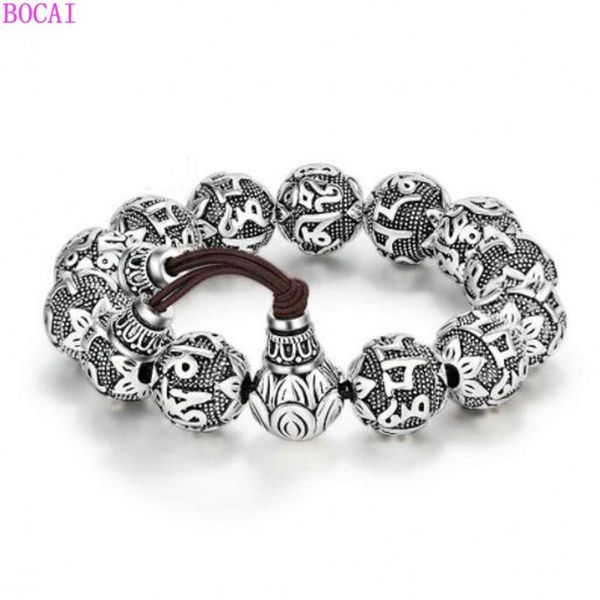 charm bracelets s990 sterling silver buddha bead bracelet pure six word real words men's and women's retro lovers' round, Golden;silver
charm bracelets s990 sterling silver buddha bead bracelet pure six word real words men's and women's retro lovers' round, Golden;silver