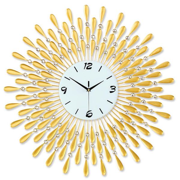 wall clocks creative light luxury style european diamond home clock iron fashion living room decoration 60x60 cm
wall clocks creative light luxury style european diamond home clock iron fashion living room decoration 60x60 cm