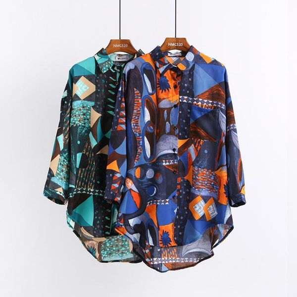 women's blouses & shirts 2021 graffiti personality women long sleeve autumn colour shirt lady medium casual blouse big size, White
women's blouses & shirts 2021 graffiti personality women long sleeve autumn colour shirt lady medium casual blouse big size, White