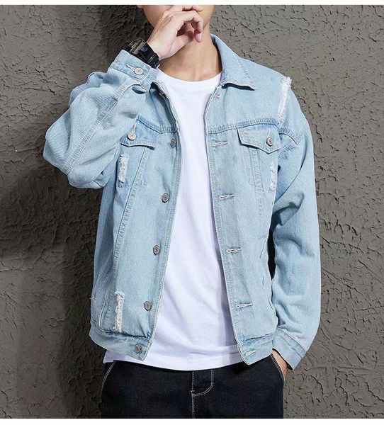 men's jackets korean version of the trendy denim jacket spring and autumn large size handsom, Black;brown
men's jackets korean version of the trendy denim jacket spring and autumn large size handsom, Black;brown