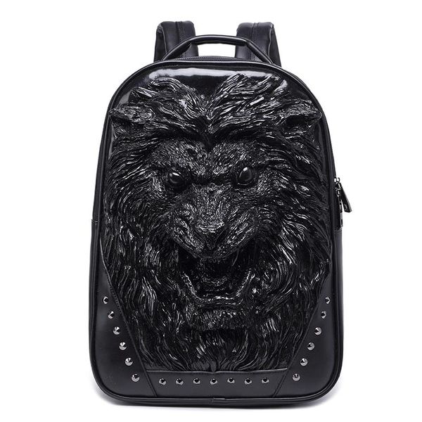 backpack 3d embossed lion men fashion rivet laptravel bag personality man cool school unique rock bags
backpack 3d embossed lion men fashion rivet laptravel bag personality man cool school unique rock bags