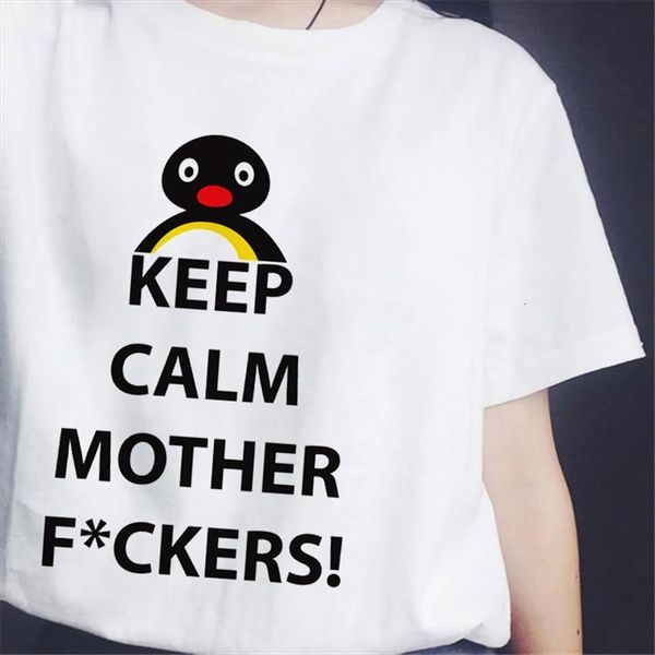 Cute Penguin Printed Lady Men T Shirts Fashion Retro Harajuku Casual Wild Short Sleeve And Women, White;black
Cute Penguin Printed Lady Men T Shirts Fashion Retro Harajuku Casual Wild Short Sleeve And Women, White;black