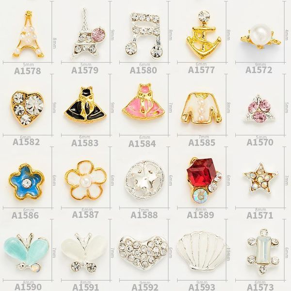 10pcs/ bag nail accessories tower skirt wrap edge diamond butterfly star flower shaped alloy diy art decoration1, Silver;gold
10pcs/ bag nail accessories tower skirt wrap edge diamond butterfly star flower shaped alloy diy art decoration1, Silver;gold