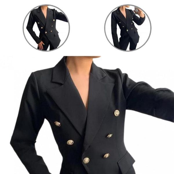 women's suits & blazers jacket simple formal solid color coat women lady blazer for party, White;black
women's suits & blazers jacket simple formal solid color coat women lady blazer for party, White;black