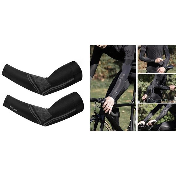 cycling sleeve sports arm sun protection uv sleeves ice fabric breathable running warmers elbow & knee pads, Black;gray
cycling sleeve sports arm sun protection uv sleeves ice fabric breathable running warmers elbow & knee pads, Black;gray