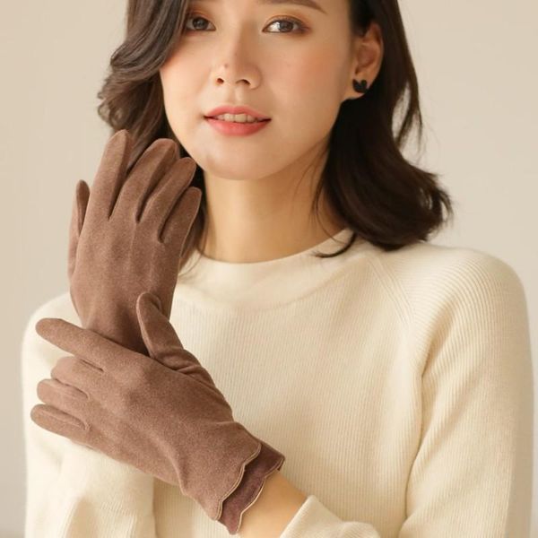 five fingers gloves autumn and winter fashion outdoor cycling windproof keep warm touch screen women simple solid soft elasticity, Blue;gray
five fingers gloves autumn and winter fashion outdoor cycling windproof keep warm touch screen women simple solid soft elasticity, Blue;gray