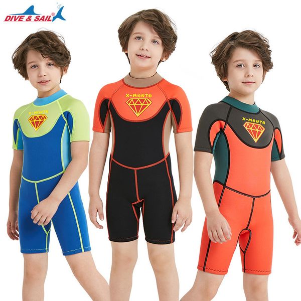 new 2.5mm children's diving men's short sleeve one-piece warm swimming drifting surfing sunscreen snorkeling suit, White;black
new 2.5mm children's diving men's short sleeve one-piece warm swimming drifting surfing sunscreen snorkeling suit, White;black