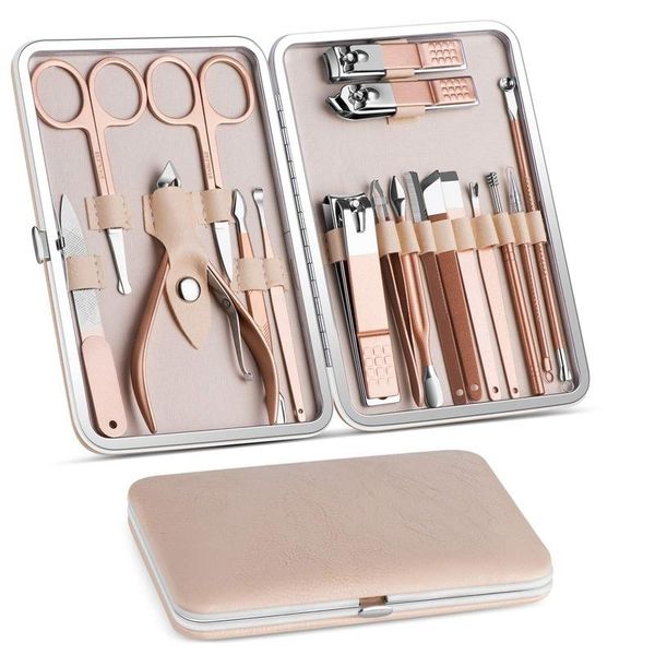 nail art kits manicure set pedicure sets clipper stainless steel professional cutter tools with travel case kit
nail art kits manicure set pedicure sets clipper stainless steel professional cutter tools with travel case kit