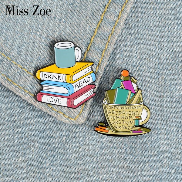 drink read love enamel pin books coffee custom brooch backpack clothes lapel pin cartoon badge reading jewelry gift for friendsdio chan cont, Gray
drink read love enamel pin books coffee custom brooch backpack clothes lapel pin cartoon badge reading jewelry gift for friendsdio chan cont, Gray