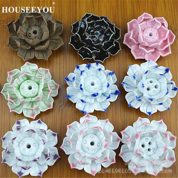 sachet bags ceramic incense burner stick holder lotus ash catcher plate with 1/3 holes sticks aroma smoke censer stand
sachet bags ceramic incense burner stick holder lotus ash catcher plate with 1/3 holes sticks aroma smoke censer stand