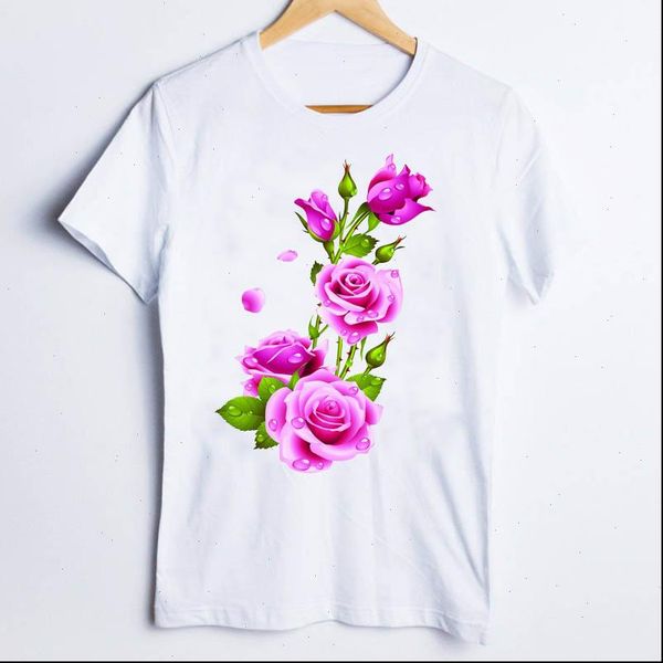 tees women t shirt for print plant floral flower elegant office style fashion ladies clothes lady female, White
tees women t shirt for print plant floral flower elegant office style fashion ladies clothes lady female, White