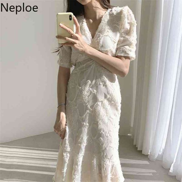 dress women elegant ruffles v neck short sleeve ladies vestidos summer korean chic lace up slim waist female dresses 210422, Black;gray
dress women elegant ruffles v neck short sleeve ladies vestidos summer korean chic lace up slim waist female dresses 210422, Black;gray