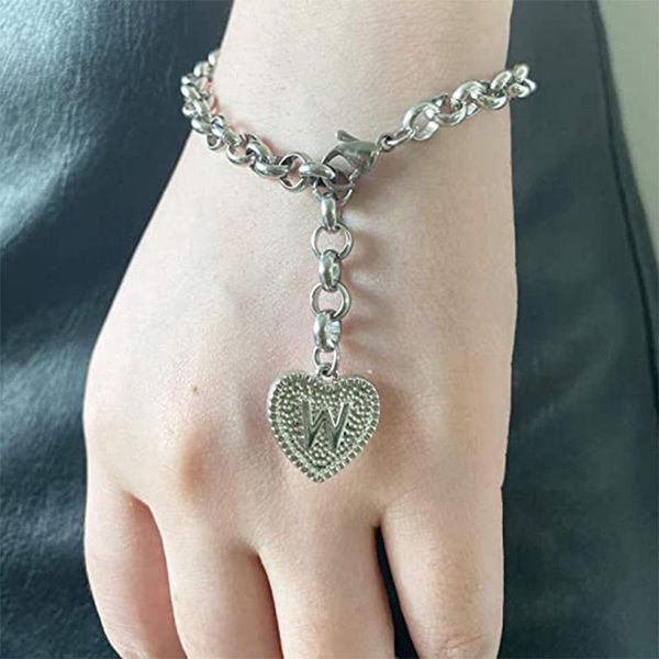 link, chain fashion ladies 26 english letter creative anklet bracelet peach heart stainless steel jewelry gifts, Black
link, chain fashion ladies 26 english letter creative anklet bracelet peach heart stainless steel jewelry gifts, Black