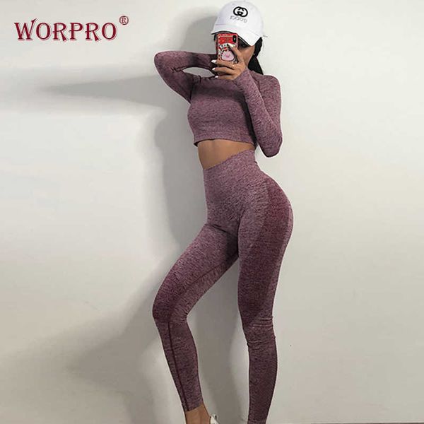 yoga 2 piece set woman sportswear womens breathable long sleeve compression + vital leggings fitness gym clothing for women t200326, Gray
yoga 2 piece set woman sportswear womens breathable long sleeve compression + vital leggings fitness gym clothing for women t200326, Gray