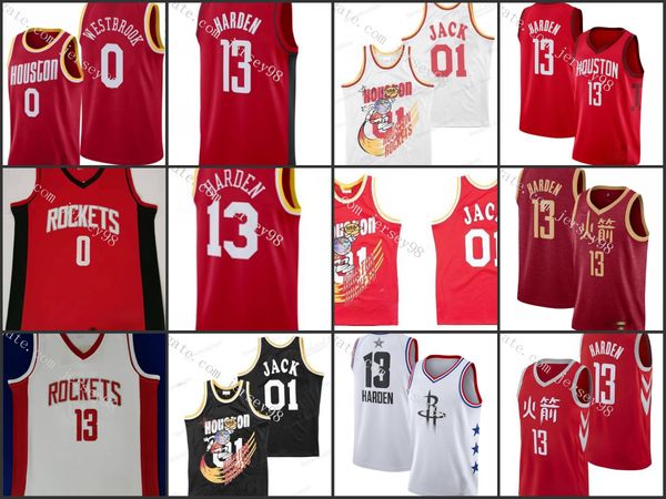 houston rockets men 0 russell westbrook 13 ja mes harden red men retro jersey, Black
houston rockets men 0 russell westbrook 13 ja mes harden red men retro jersey, Black