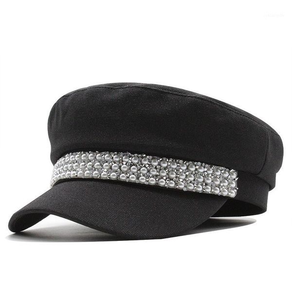 berets pearl decoration beret women street wild cotton student tide spring autumn painter hat winter british french fashion cap, Blue;gray
berets pearl decoration beret women street wild cotton student tide spring autumn painter hat winter british french fashion cap, Blue;gray