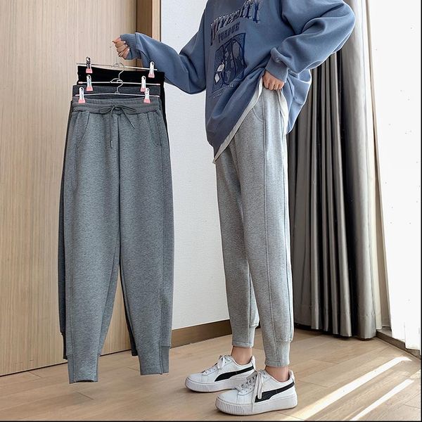sweatpants autumn and winter women pant streetwear harlan plus velvet thick casual pants jogger mujer fashion all match trousers, Black;white
sweatpants autumn and winter women pant streetwear harlan plus velvet thick casual pants jogger mujer fashion all match trousers, Black;white