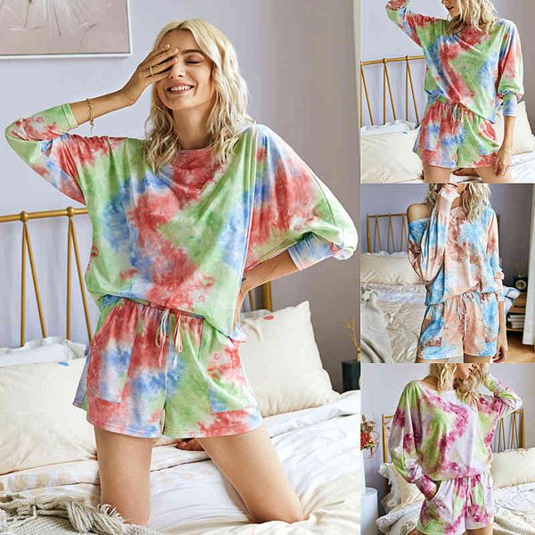 women's two piece pants original design fashion print casual shorts two-piece suit tie dye set women clothes loose summer 8z1u, White
women's two piece pants original design fashion print casual shorts two-piece suit tie dye set women clothes loose summer 8z1u, White