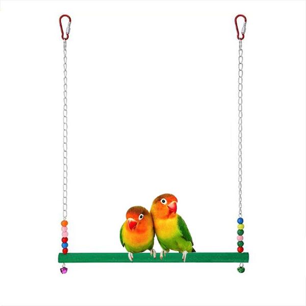 big chicken ladder swing hanging wood perches parakeet parrot chew exercise toy with bells for large bird hens macaw training cages
big chicken ladder swing hanging wood perches parakeet parrot chew exercise toy with bells for large bird hens macaw training cages