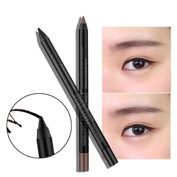 eyeliner 1pc black brown gel pencil long lasting waterproof eyebrow pen eye liner makeup cosmetic beauty tools 
eyeliner 1pc black brown gel pencil long lasting waterproof eyebrow pen eye liner makeup cosmetic beauty tools