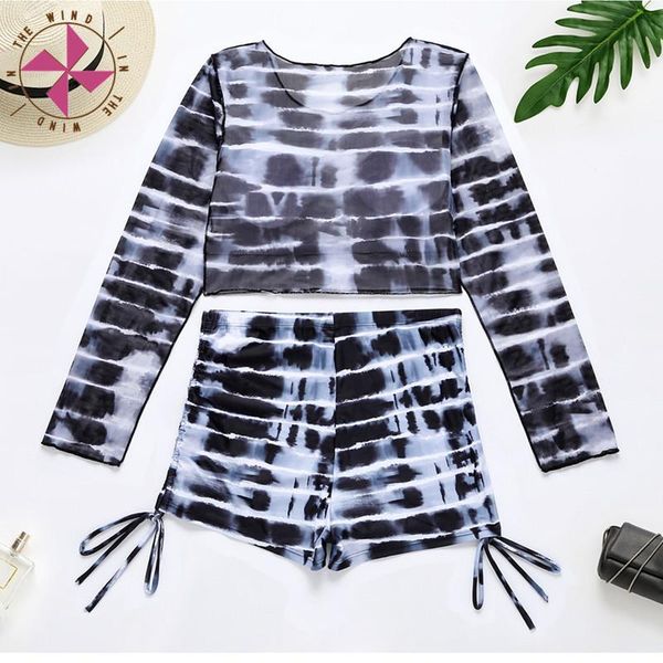 in the wind long sleeve rash guard women two piece swimsuit high waist tankini swimwear shorts surf suit crop bathing one-piece suits
in the wind long sleeve rash guard women two piece swimsuit high waist tankini swimwear shorts surf suit crop bathing one-piece suits