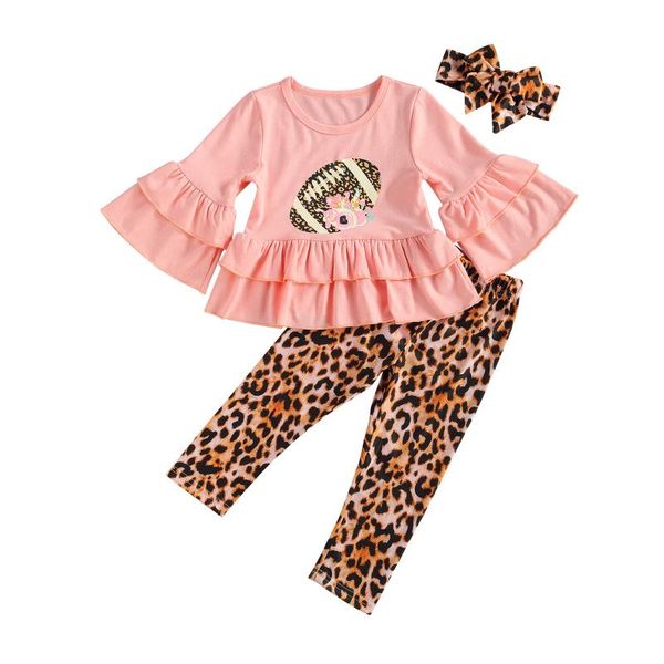 2-8y kids baby girls long sleeve sets outfits ruffle t-shirt leopard pants headband toddler 2021 clothing, White
2-8y kids baby girls long sleeve sets outfits ruffle t-shirt leopard pants headband toddler 2021 clothing, White