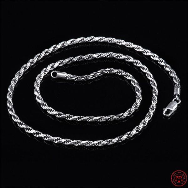 chains s925 sterling silver charm necklace 2021 1.5mm 3mm weaven rope-chain pure argentum neck jewelry for men and women
chains s925 sterling silver charm necklace 2021 1.5mm 3mm weaven rope-chain pure argentum neck jewelry for men and women