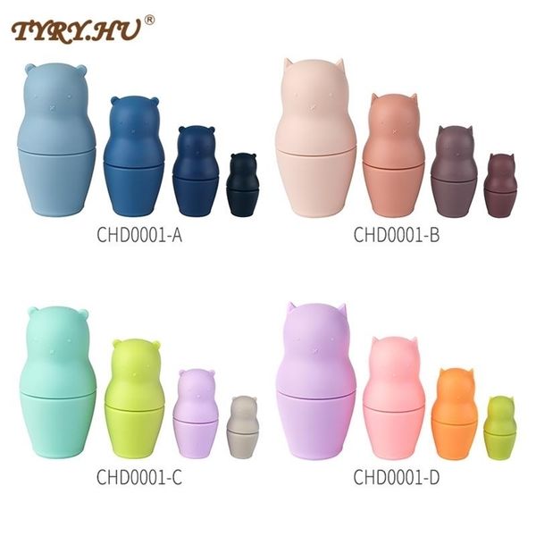 tyry.hu 1set silicone matryoshka toy baby intellectual doll educational gift food grade teether diy for kid bpa 211106
tyry.hu 1set silicone matryoshka toy baby intellectual doll educational gift food grade teether diy for kid bpa 211106