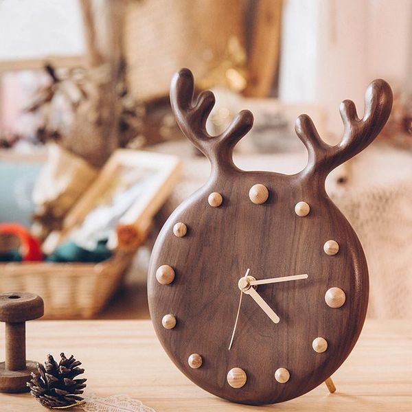 wall clocks nordic wooden antler clock desk art eco-friendly decorative ornament silent
wall clocks nordic wooden antler clock desk art eco-friendly decorative ornament silent