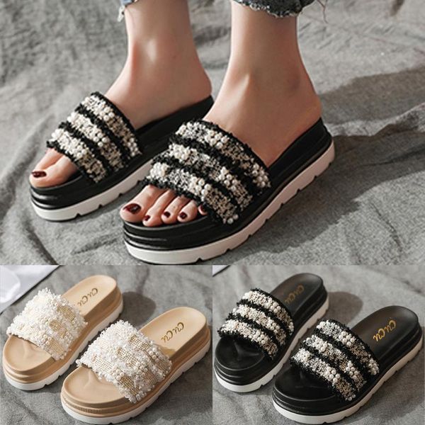 arrival womens slippers non-slip breathable flats for ladies casual summer open toe thick bottom sandals woman shoes, Black
arrival womens slippers non-slip breathable flats for ladies casual summer open toe thick bottom sandals woman shoes, Black