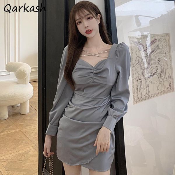 casual dresses long sleeve dress women mini female slim bf party 2021 fashion clothing square collar simple chain design bodycon vestid, Black;gray
casual dresses long sleeve dress women mini female slim bf party 2021 fashion clothing square collar simple chain design bodycon vestid, Black;gray