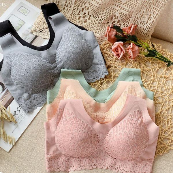 gym clothing women padded vest sport bra seamless lace fashion underwear fitness shockproof bandage charming soft running yoga, White;black
gym clothing women padded vest sport bra seamless lace fashion underwear fitness shockproof bandage charming soft running yoga, White;black