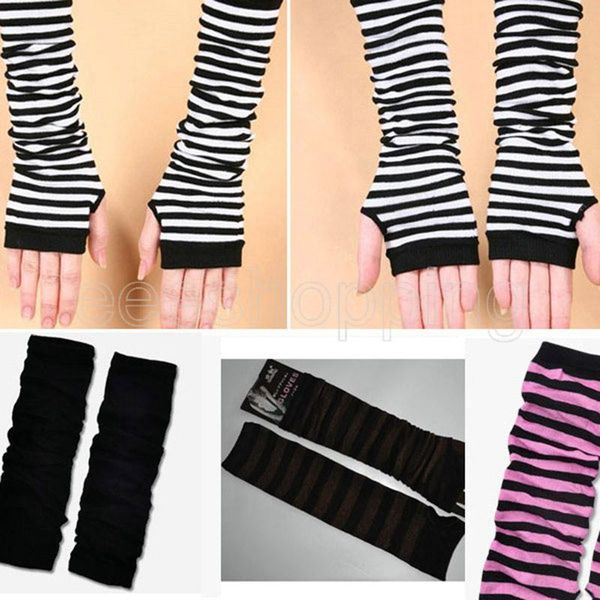 five fingers gloves women long fingerless fashion striped elbow 2021 warmer knit mittens work, Blue;gray
five fingers gloves women long fingerless fashion striped elbow 2021 warmer knit mittens work, Blue;gray