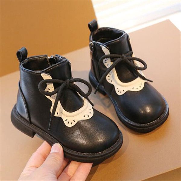 kids girls short boots autumn winter new style side zipper toddlers baby single boot fashion children martin boots princess shoes, Black;grey
kids girls short boots autumn winter new style side zipper toddlers baby single boot fashion children martin boots princess shoes, Black;grey
