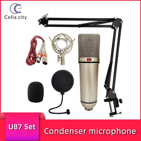microphones cella city u87 professional condenser microphone 26mm/34mm mccore large diaphragm mic recording studio equipment live streaming
microphones cella city u87 professional condenser microphone 26mm/34mm mccore large diaphragm mic recording studio equipment live streaming
