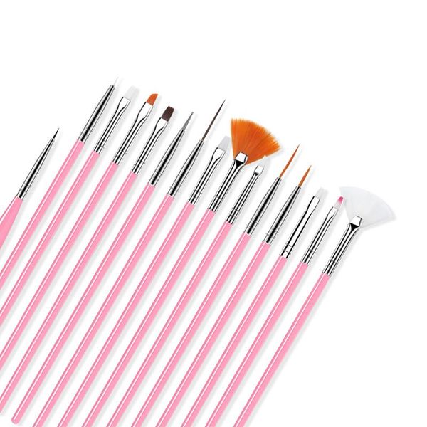 nail art kits 15pcs uv gel brush set pen builder flat crystal painting drawing carving manicure tool
nail art kits 15pcs uv gel brush set pen builder flat crystal painting drawing carving manicure tool