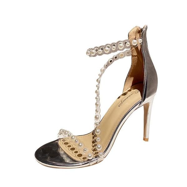 sandals vmti 2021 summer stiletto transparent word belt sandal female fashion beaded back zipper all-match high heels, Black
sandals vmti 2021 summer stiletto transparent word belt sandal female fashion beaded back zipper all-match high heels, Black