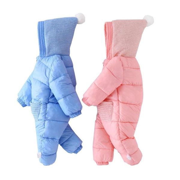 jumpsuits korean version baby rompers winter coats boys girls fashion hooded jumpsuit thicken warm snowsuit kids climb clothes, Blue
jumpsuits korean version baby rompers winter coats boys girls fashion hooded jumpsuit thicken warm snowsuit kids climb clothes, Blue