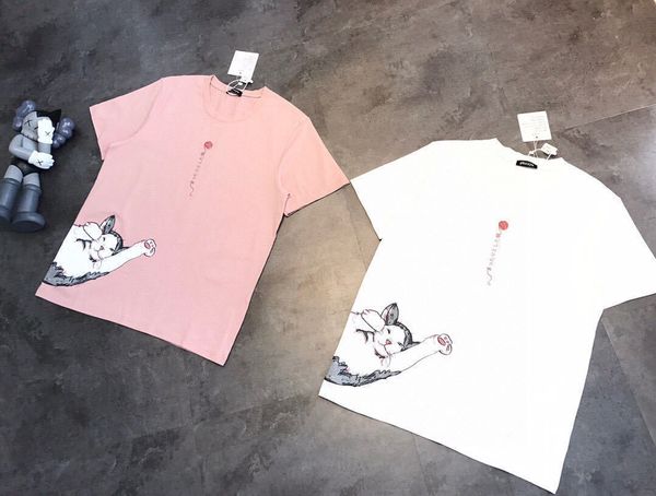 design clothing zhaocai short cartoon japanese printed t-shirt couple fashion half sleeve simple, White
design clothing zhaocai short cartoon japanese printed t-shirt couple fashion half sleeve simple, White