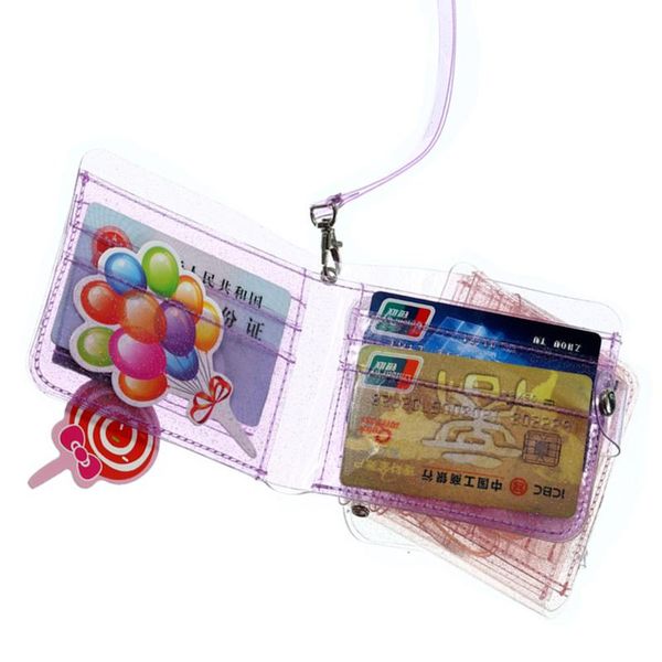 card holders 1pc 10.7*9.5cm transparent neck hanging portable bag for young girls coin purse women pvc makeup lipstick, Brown;gray
card holders 1pc 10.7*9.5cm transparent neck hanging portable bag for young girls coin purse women pvc makeup lipstick, Brown;gray