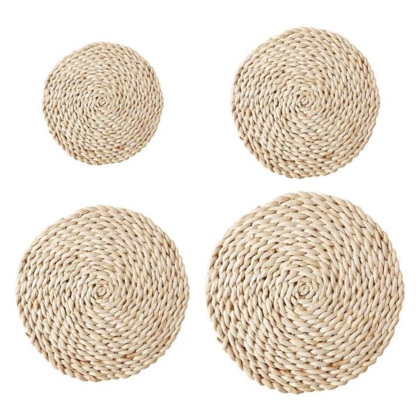 mats & pads natural corn husk handmade straw woven table mat heat-proof plate cup round placemat pad kitchen dining decor
mats & pads natural corn husk handmade straw woven table mat heat-proof plate cup round placemat pad kitchen dining decor