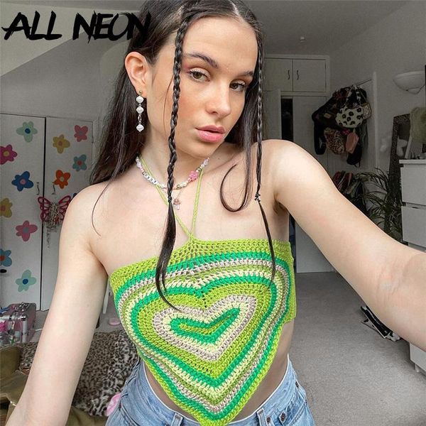 women's tanks & camis allneon 2000s aesthetics heart print crochet halter y2k streetwear cute lace-up backless knit vests summer t, White
women's tanks & camis allneon 2000s aesthetics heart print crochet halter y2k streetwear cute lace-up backless knit vests summer t, White