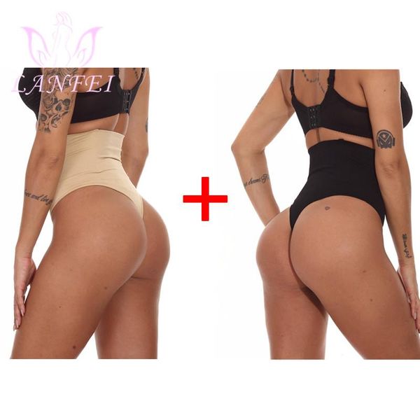 

women's shapers lanfei thong shapewear tummy control panties body shaper for women bulifter waist trainer seamless slimming panty under, Black;white